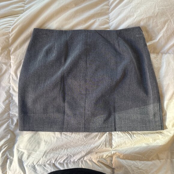 Princess Polly Wilkins Mini Skirt - Slate Grey - Picture 5 of 6